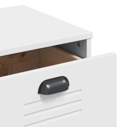 Drawer Cabinet VIKEN White Engineered Wood - Image 9