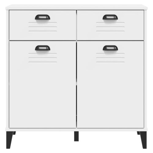 Sideboard VIKEN White 80x40x80cm Engineered Wood - Image 6