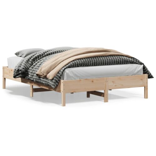 Bed Frame 150x200cm Solid Wood Pine