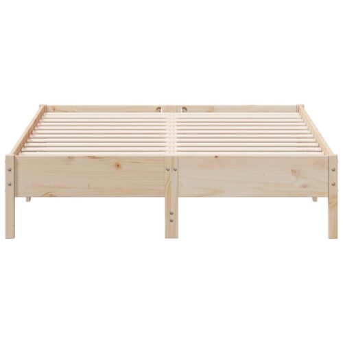 Bed Frame 150x200cm Solid Wood Pine - Image 4