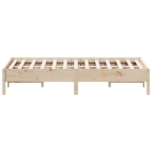 Bed Frame 150x200cm Solid Wood Pine - Image 5