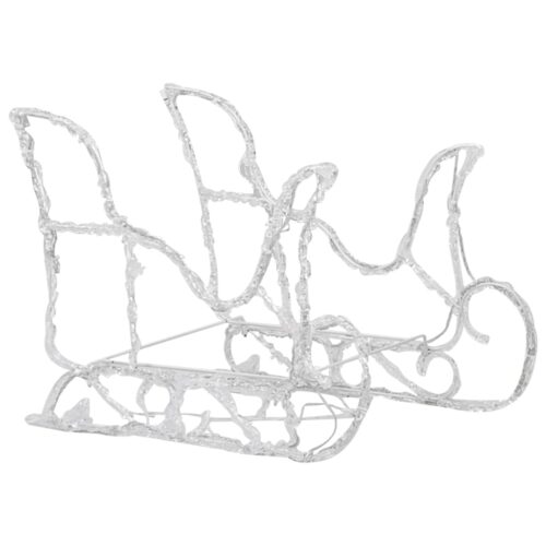 Reindeers Sleigh Christmas Decoration 320 LEDs Acrylic - Image 7