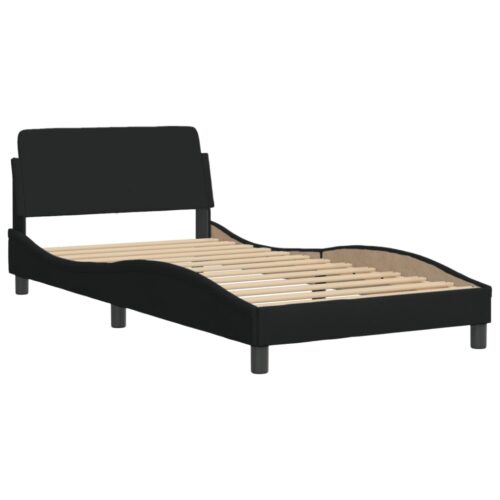 Bed Frame "Hvar" Black 107x203cm King Single Fabric - Image 7