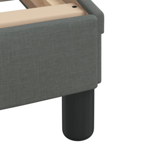 Bed Frame "Hvar" Dark Grey 107x203cm King Single Fabric - Image 9