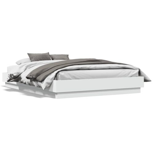 Bed Frame White 135x190cm