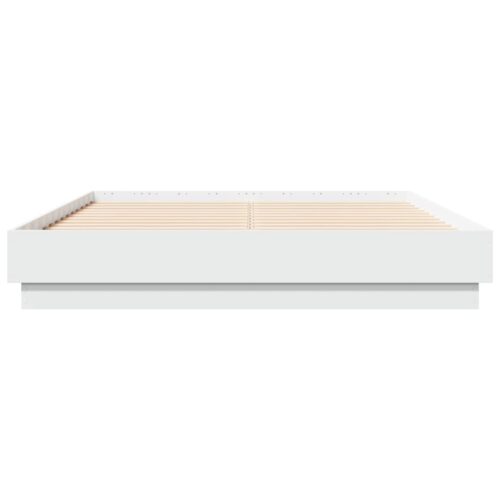 Bed Frame White 135x190cm - Image 3