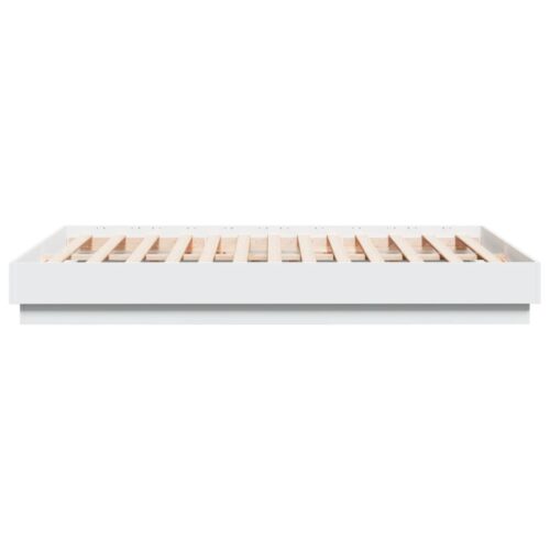 Bed Frame White 135x190cm - Image 4