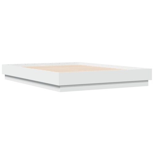 Bed Frame White 135x190cm - Image 5