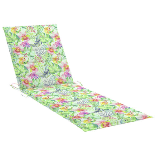 Garden Sun Lounger with Cushion Solid Acacia Wood - Image 8