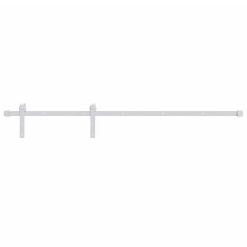 Sliding Barn Door Hardware Track Set Bedroom Closet 100x210cm Solid Pine Wood - Image 7