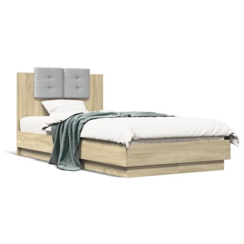 Bed Frame Sonoma Oak 90x190cm