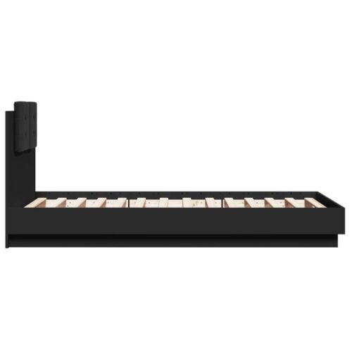 Bed Frame Black 90x190cm - Image 5