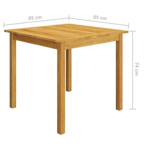 3-Piece Garden Dining Set Beige - Image 11