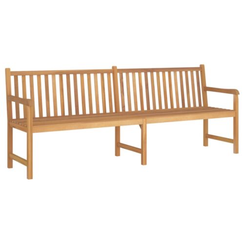Garden Bench 228cm Solid Teak Wood