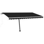 Freestanding Automatic Awning 400x300cm Anthracite