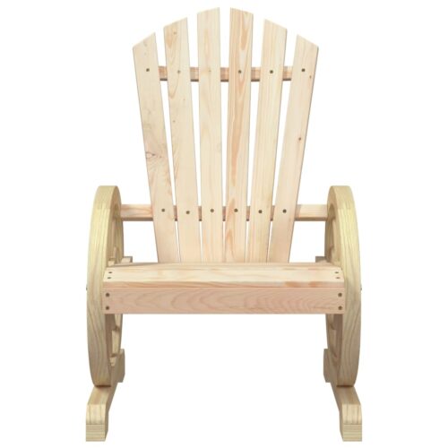 Garden Adirondack Chairs 4pcs Solid Wood Fir - Image 4