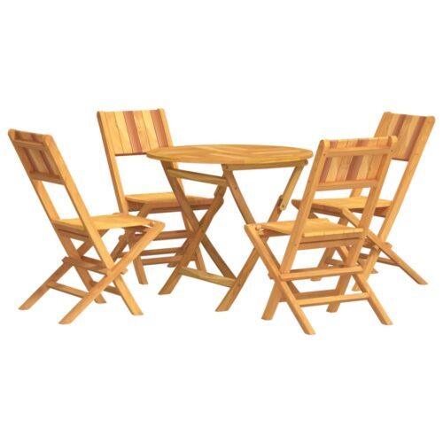 5-Piece Garden Dining Set Wood Timber Outdoor Patio Furniture Teak
