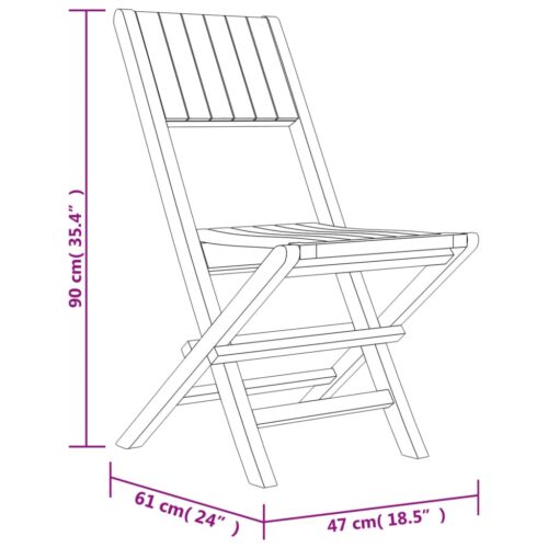 5-Piece Garden Dining Set Wood Timber Outdoor Patio Furniture Teak - Image 8