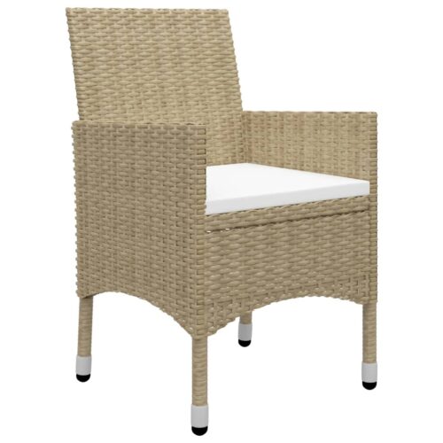 7-Piece Garden Dining Set Beige Outdoor Patio Lounge Furniture - Image 6