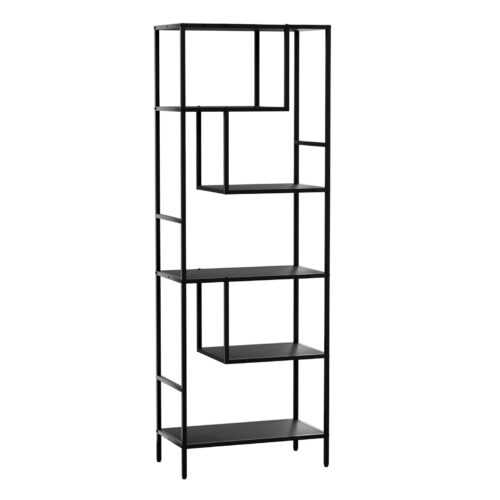 Artiss Bookshelf 5 Tiers RHYS Black - Image 6