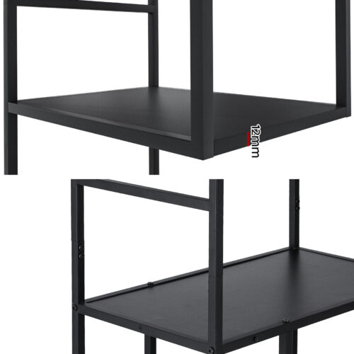 Artiss Bookshelf 5 Tiers RHYS Black - Image 7