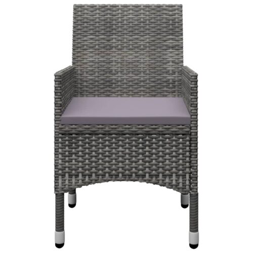 11-Piece Garden Dining Set Grey Outdoor Patio Furniture - Image 7