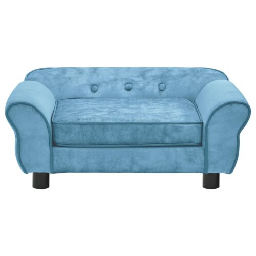 Dog Sofa Turquoise 72x45x30cm Plush - Image 2