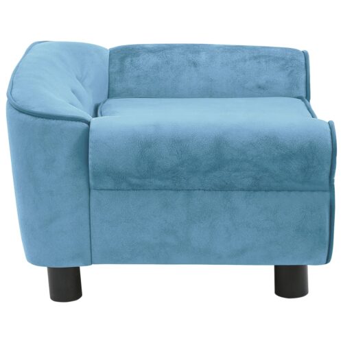 Dog Sofa Turquoise 72x45x30cm Plush - Image 3