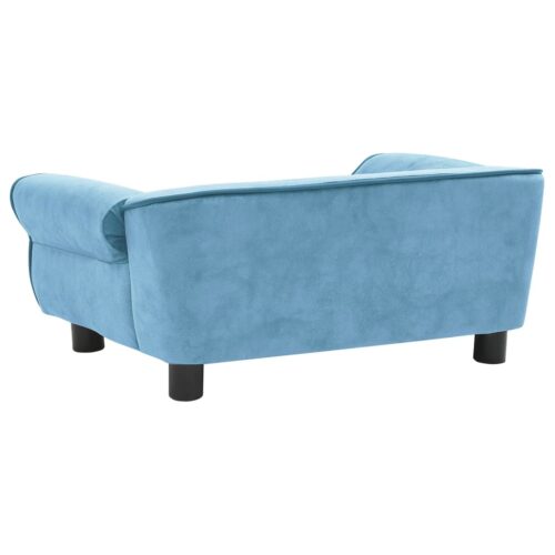 Dog Sofa Turquoise 72x45x30cm Plush - Image 4