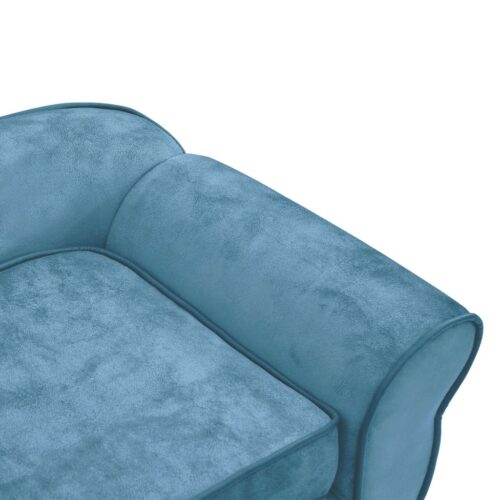 Dog Sofa Turquoise 72x45x30cm Plush - Image 7