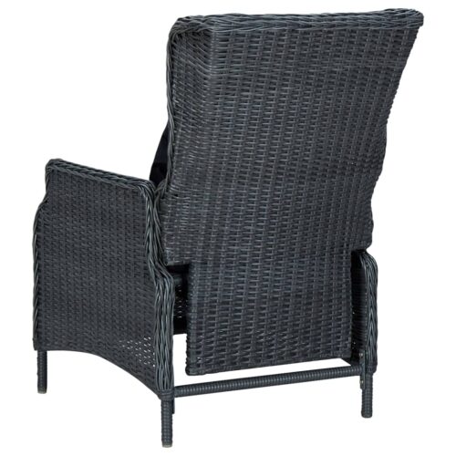 7-Piece Garden Dining Set Dark Grey Outdoor Patio Lounge Furniture - Image 6