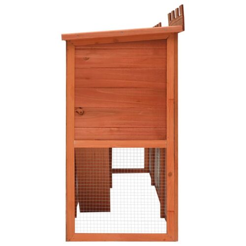 Outdoor Large Rabbit Hutch House Pet Cage Double House - Image 4