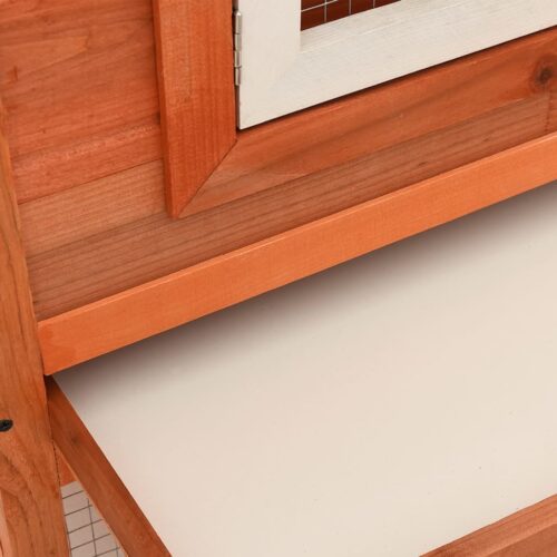Outdoor Large Rabbit Hutch House Pet Cage Double House - Image 6
