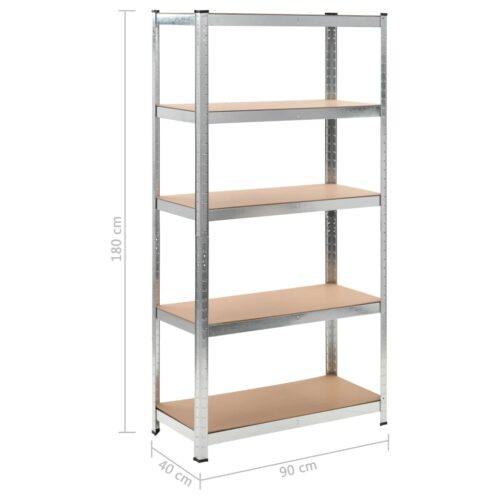 Storage Shelves 2pcs 90x40x180cmmDF - Image 9
