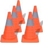 5 Pop-up Traffic Cones 42cm