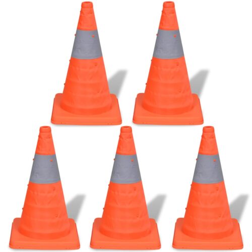 5 Pop-up Traffic Cones 42cm - Image 2