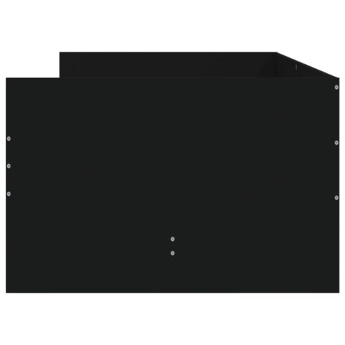 Bed Frame with Drawers Black 90x190cm - Image 7