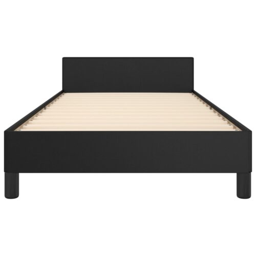 Bed Frame Black 107x203cm King Single Size Velvet - Image 6