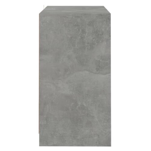 Sideboard Concrete Grey 70x41x75cm Engineered Wood - Image 4
