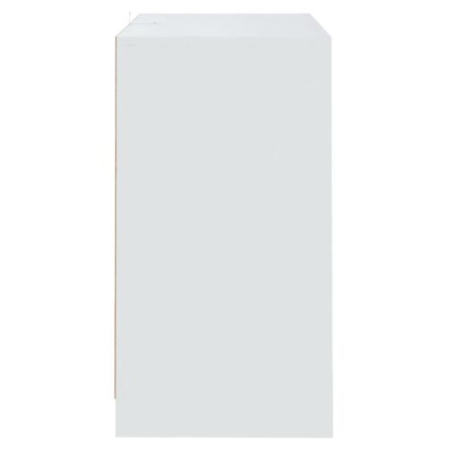 Wooden Chest of Drawers Dresser Tallboy Storage Cabinet Scandi Nightstand Sideboard White - Image 4