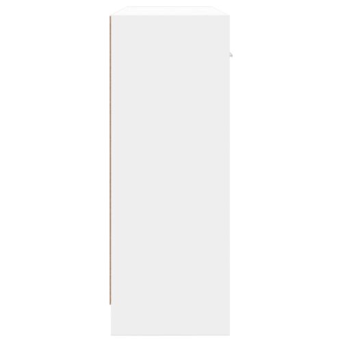 Sideboard White 91x28x75cm Engineered Wood - Image 8