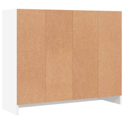 Sideboard White 91x28x75cm Engineered Wood - Image 9