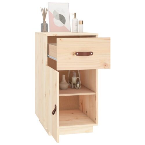 Desk Cabinet 40x50x75 cm Solid Wood Pine - Image 5