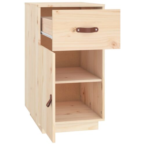 Desk Cabinet 40x50x75 cm Solid Wood Pine - Image 8