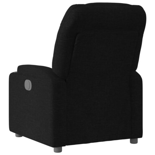 Fabric Recliner Chair Modern Lounge Living Room Sofa Movie TV Couch Armchair Black - Image 3