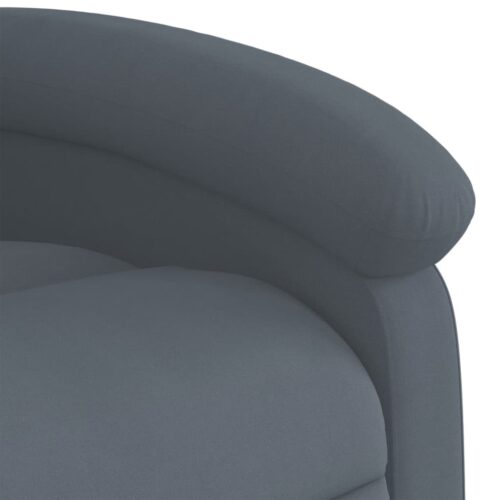 Electric Stand up Massage Recliner Chair Dark Grey Velvet - Image 10
