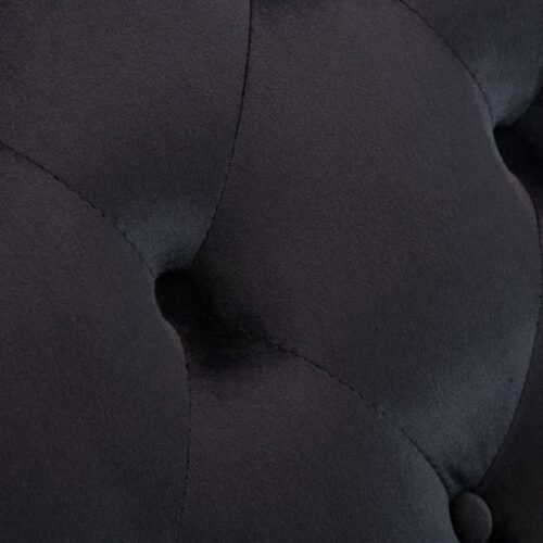 Chaise Lounge Black Velvet - Image 7