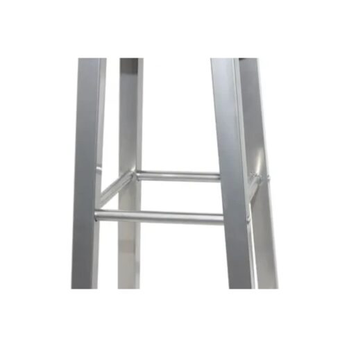 Bar Stools 2pcs Metal with MDF Seat - Image 2