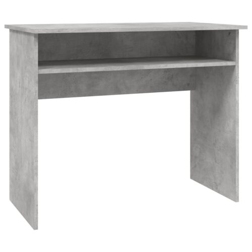 Desk Concrete Grey 90x50x74cm Engineered Wood