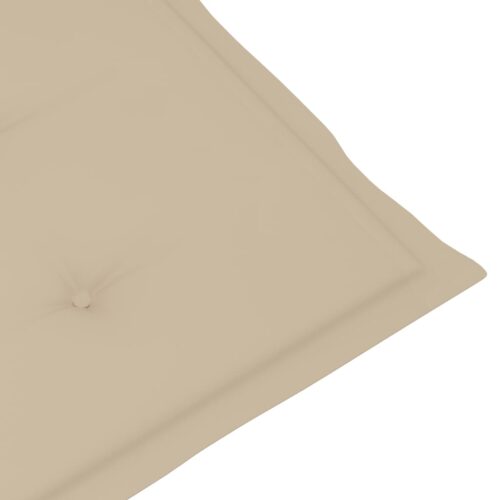 Garden Chairs 6pcs with Beige Cushions Solid Teak Wood - Image 9